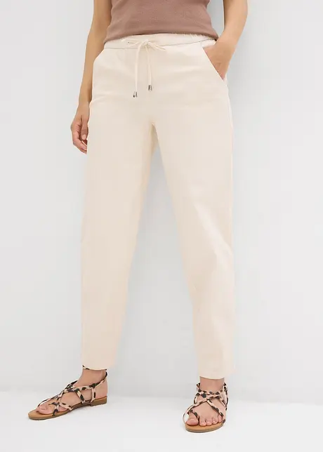 Barrel-jeans, Mid Waist, komfortlinning, bonprix