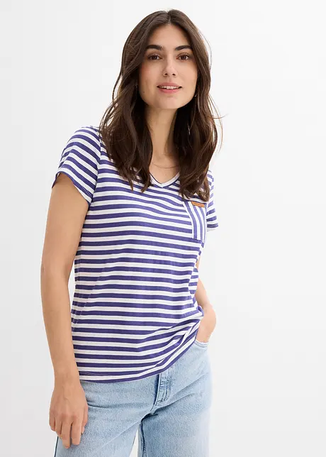 T-skjorte med stripemønster, bonprix