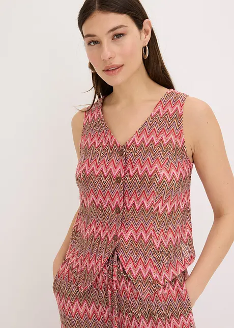 Vest i hekle-look, bonprix