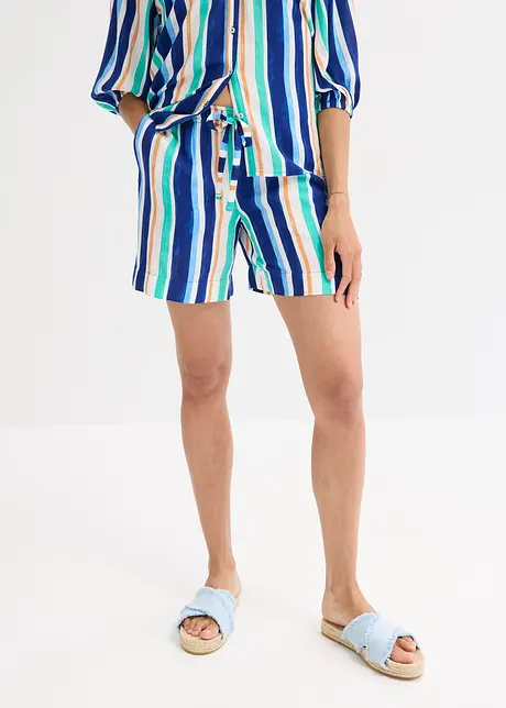 Pull on-shorts i lett viskose, bonprix