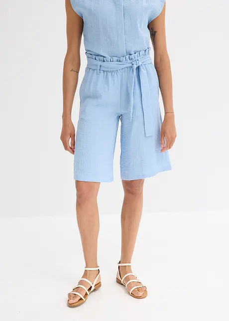 Pull on-bermudashorts i lett viskosemiks, bonprix