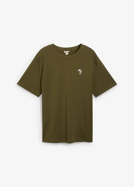 T-skjorte med trykk på ryggen, Loose Fit, bonprix