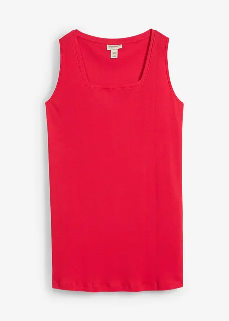 Lang singlet i 100% bomull, bonprix