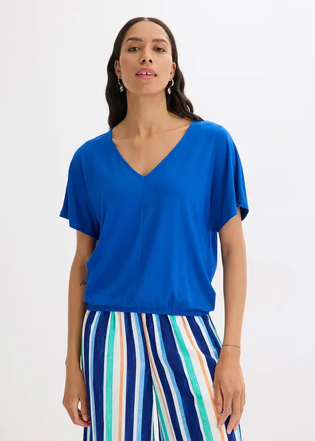 Oversized topp i myk viskosemiks, bonprix