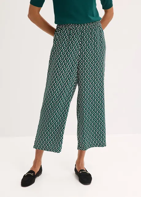Culottebukse med print, bonprix