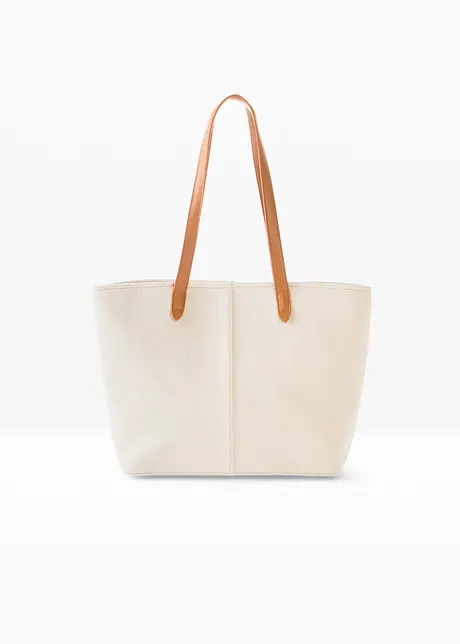 Shopper i kanvas, bonprix