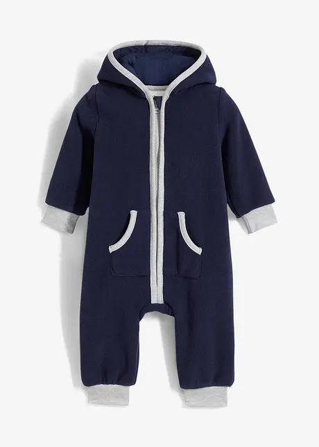 Fleeceoverall til baby, bonprix