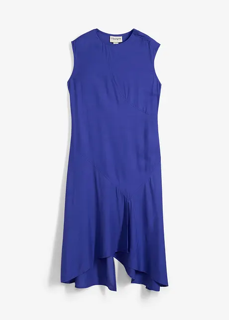 Asymmetrisk midikjole av fin viskose, bonprix