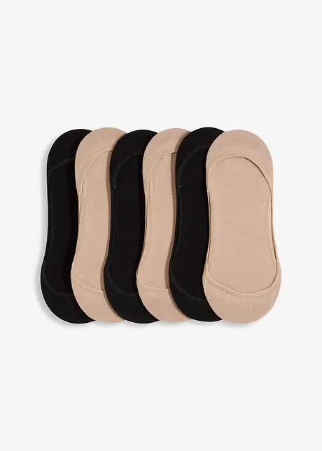 Steps med økologisk bomull med silikonstriper, Ballerina Fit (6-pack), bonprix