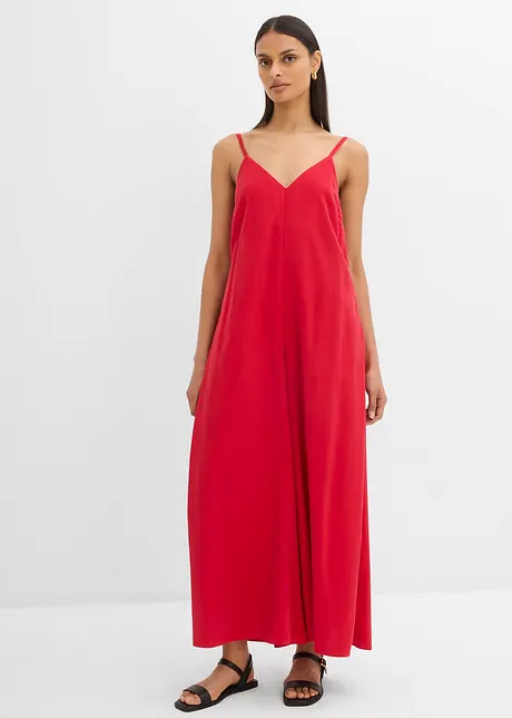 Jumpsuit av viskosemiks med regulerbare stropper, bonprix
