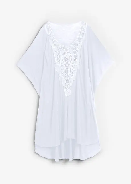 Transparent strandtunika i viskose, bonprix