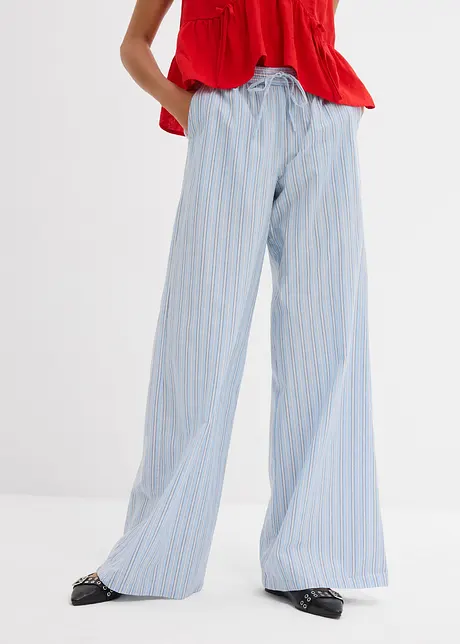Slip on-bukse av ren bomull, bonprix