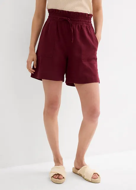 Shorts med lin, bonprix