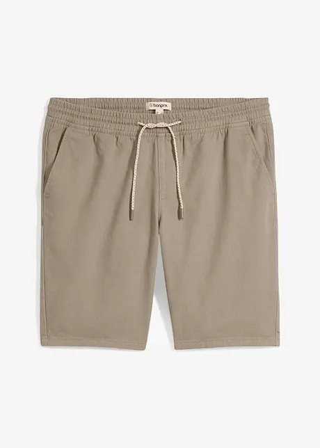 Pull on-bermudashorts i 100% bomull, Regular Fit, bonprix