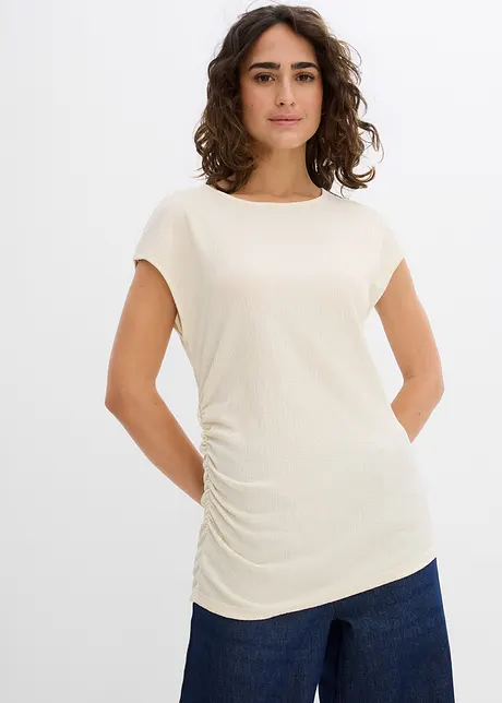 Asymmetrisk topp i lett krepp, bonprix