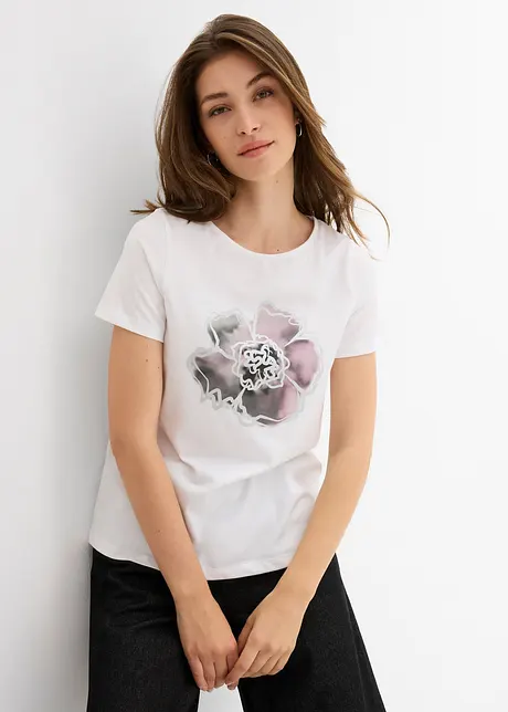 T-skjorte i 100% bomull, bonprix