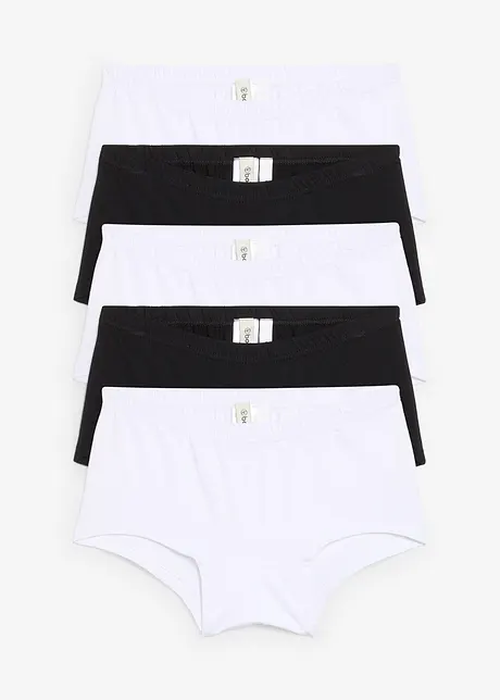 Panty med myk økologisk bomull (5-pack), bonprix