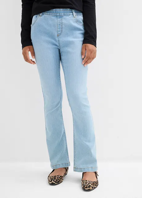 Slip on-jeans, Mid Waist (2-pack), bonprix