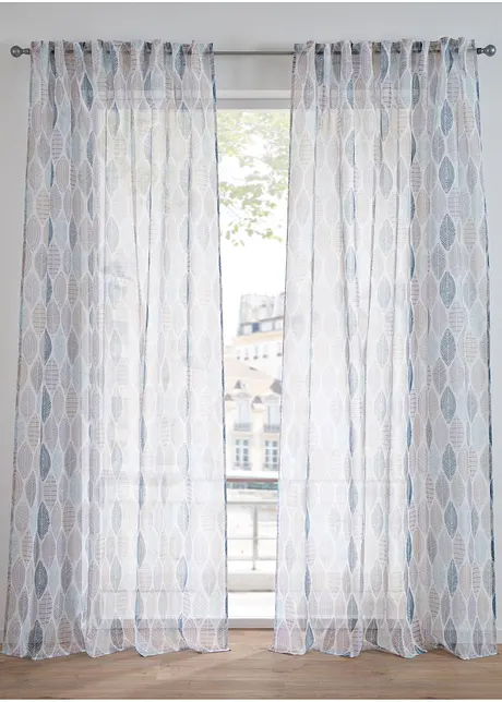Gardin med resirkulert polyester (1-pack), bonprix