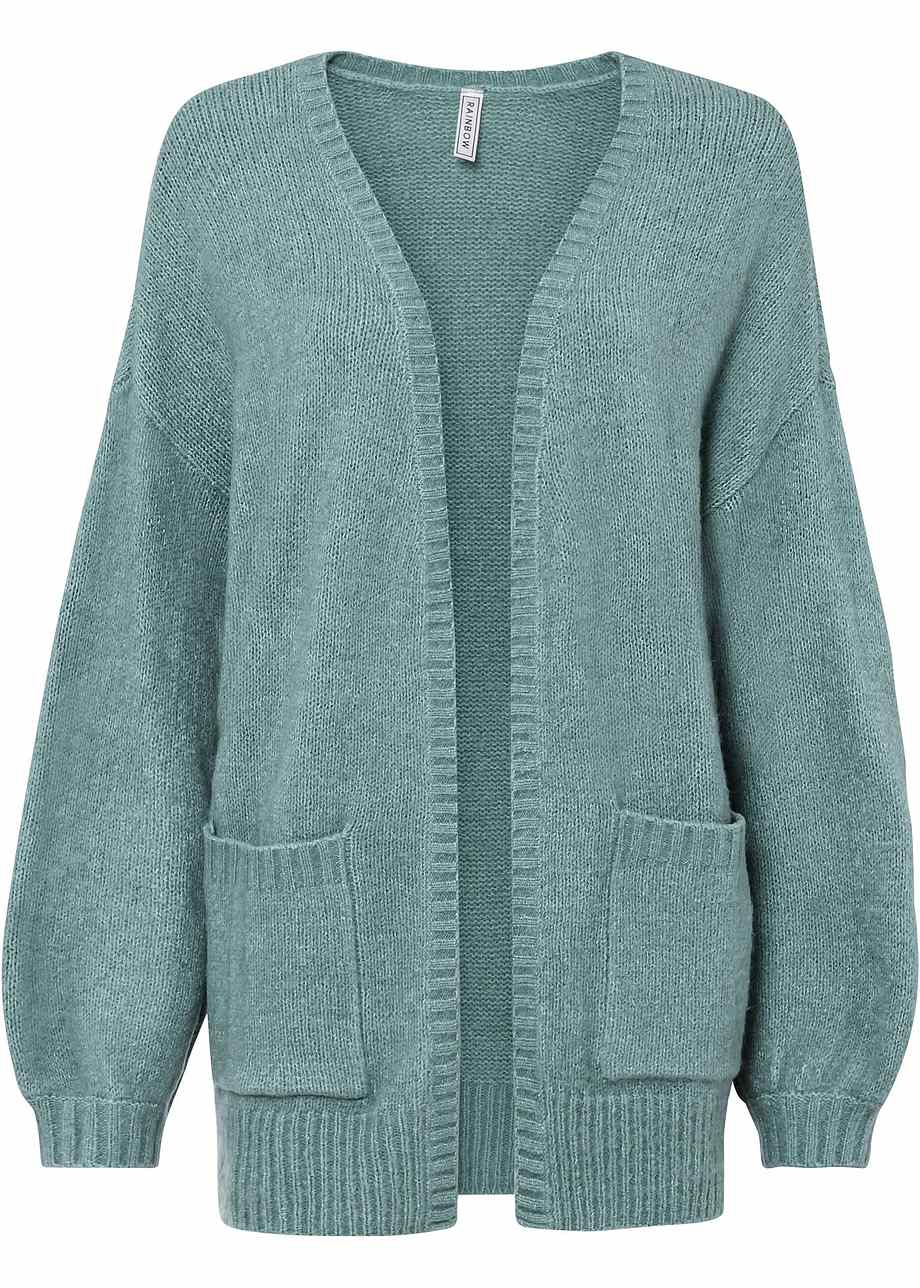 Oversized Strikkejakke Med Tilbehør