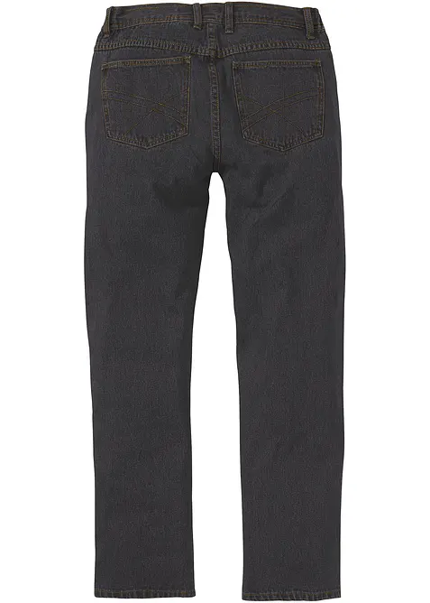 Classic Fit-jeans med linning som er elastisk i sidene, Straight, bonprix