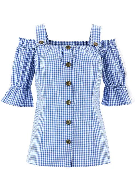 Draktbluse, halvlang arm, bonprix