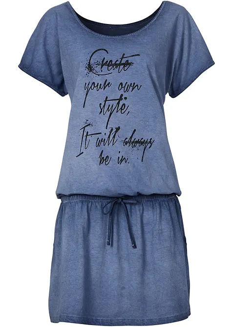 Jerseykjole i 100% bomull, bonprix