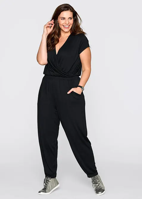 Jersey-jumpsuit i viskosemiks, bonprix