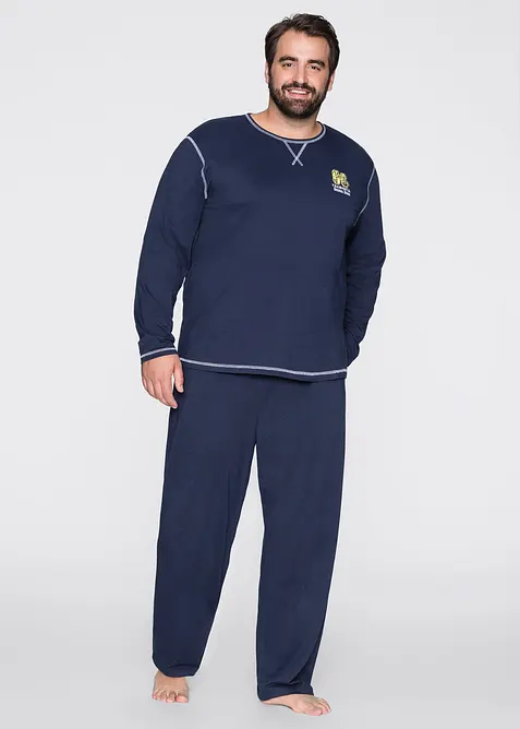 Pyjamas i 100% bomull, bonprix