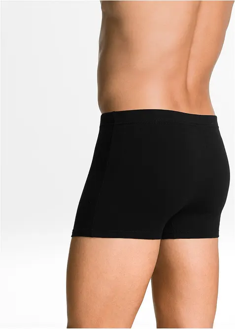 Boxershorts med bomull i ettersittende modell (3-pack), bonprix