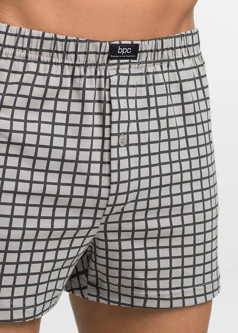 Ledig boxershorts i bomullsjersey (3-pack), bonprix