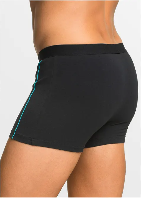Boksershorts med bomull i ettersittende modell (3-pack), bonprix