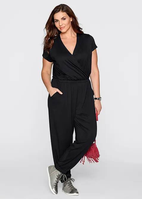 Jersey-jumpsuit i viskosemiks, bonprix
