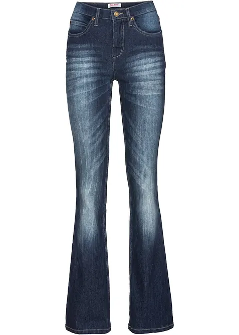 Bootcut-jeans High Waist, Komfort-Stretch, bonprix
