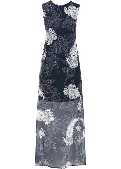 Lang chiffonkjole, bonprix