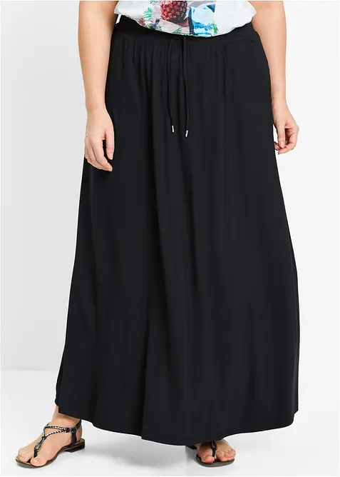 Jerseyskj&oslash;rt i viskosemiks, bonprix