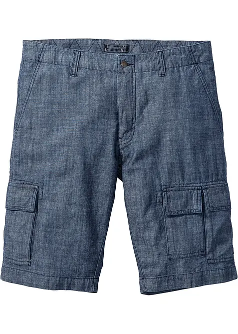 Cargo-bermuda i 100% bomull, Loose fit, bonprix