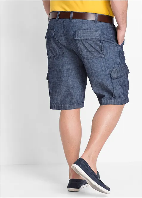 Cargo-bermuda i 100% bomull, Loose fit, bonprix