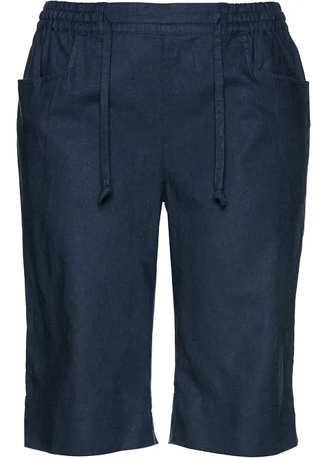 Bermudashorts med lin, bonprix