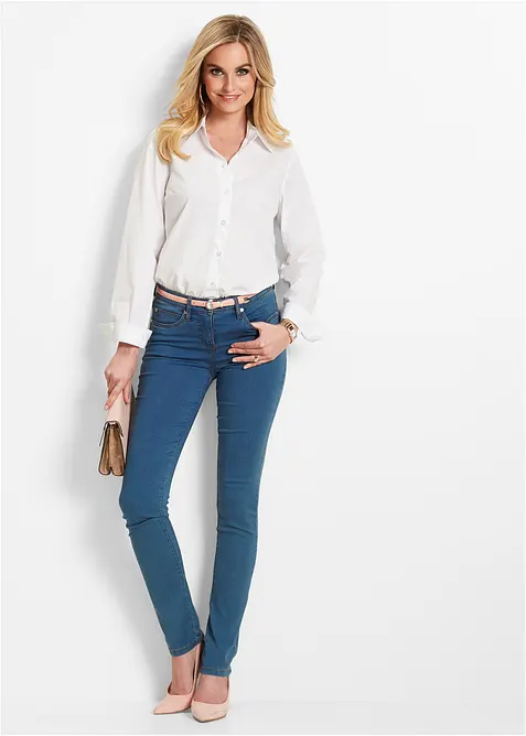 Slim Fit-jeans Mid Waist, super stretch, bonprix