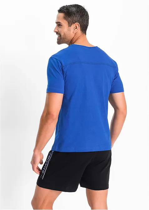 Kort pyjamas med myk bomull, bonprix