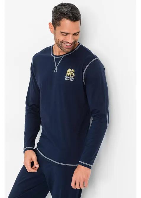 Pyjamas i 100% bomull, bonprix