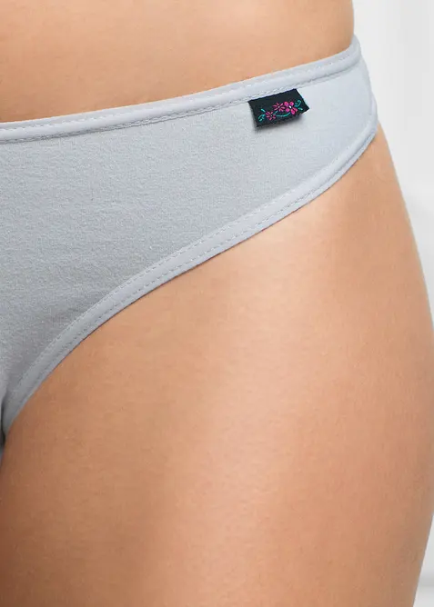 Stringtruse med &oslash;kologisk bomull (6-pack), bonprix