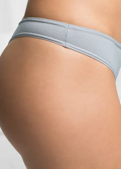 Stringtruse med &oslash;kologisk bomull (6-pack), bonprix