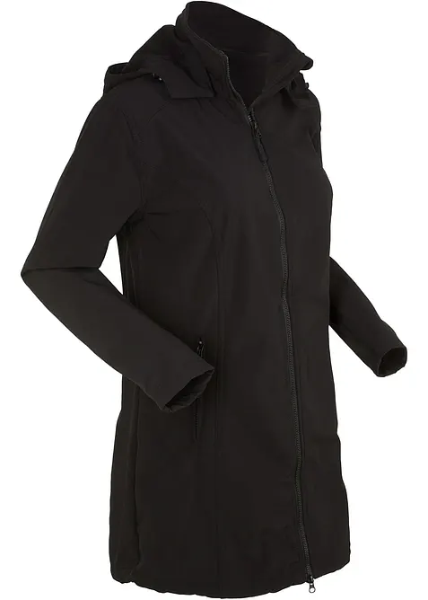 Softshell-parkas, vannavstøtende, bonprix