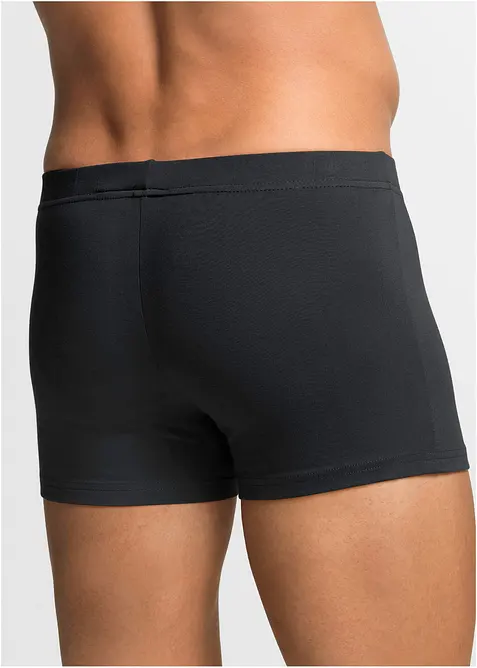Boksershorts med bomull i ettersittende modell (3-pack), bonprix