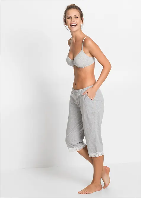 T-skjorte BH med spiler og &oslash;kologisk bomull (3-pack), bonprix