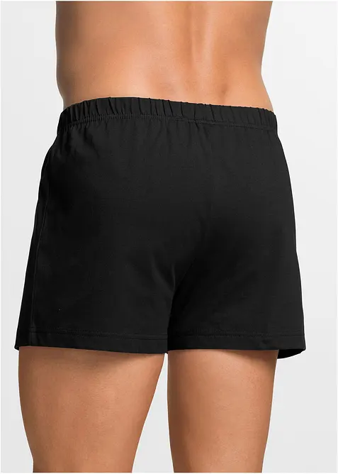 Vid boksershorts i bomullsjersey (3-pack), bonprix