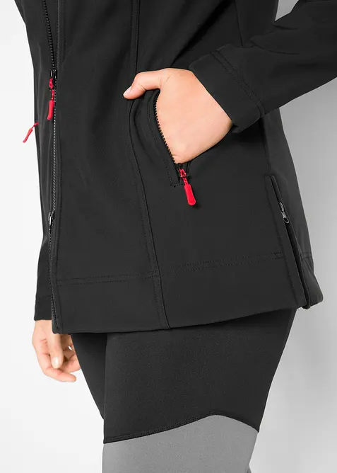 Stretch-softshelljakke, vannavvisende, bonprix