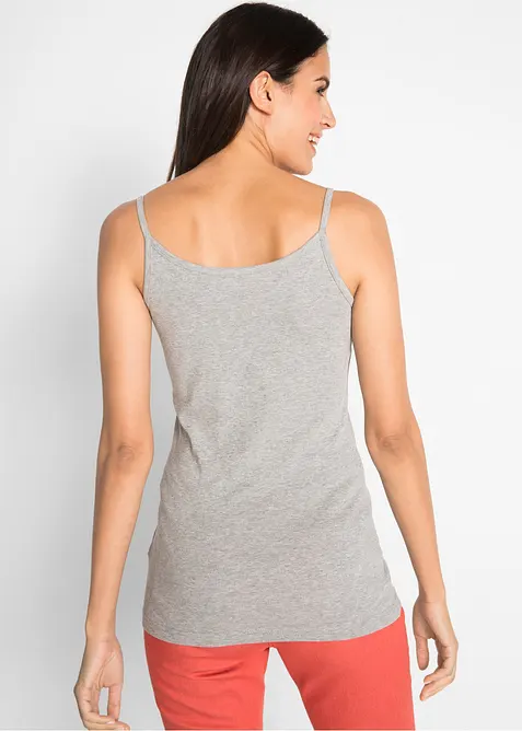 Singlet i 100% bomull (3-pack), bonprix